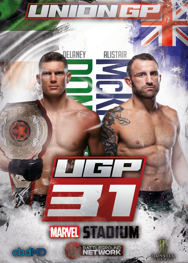 UGP 31: DONOVAN vs McKAY

🗓️ January 16, 2022
🏟️ Marvel Stadium
📍 Melbourne, Australia
📺 <a href="/BattlegroundNet/">Battleground Network</a> 

🔗⬇️
bit.ly/2VSHfmk