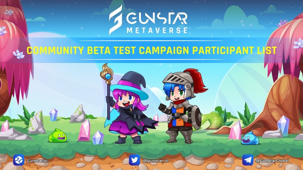 GunStar_io's tweet photo. Community Beta Test Campaign Participant List

📕 Part 1 - Dec 28th, 2021
https://t.co/ffhO8K9O6F

📕 Part 2 - Jan 02nd, 2022
https://t.co/PDCBmH2wRF

📕 Part 3 - Jan 07th, 2022
https://t.co/roJDoQvmhS

#GunStar #JourneyToSaveStarWorld #NFT #Game #Metaverse https://t.co/RTGKehAA5E
