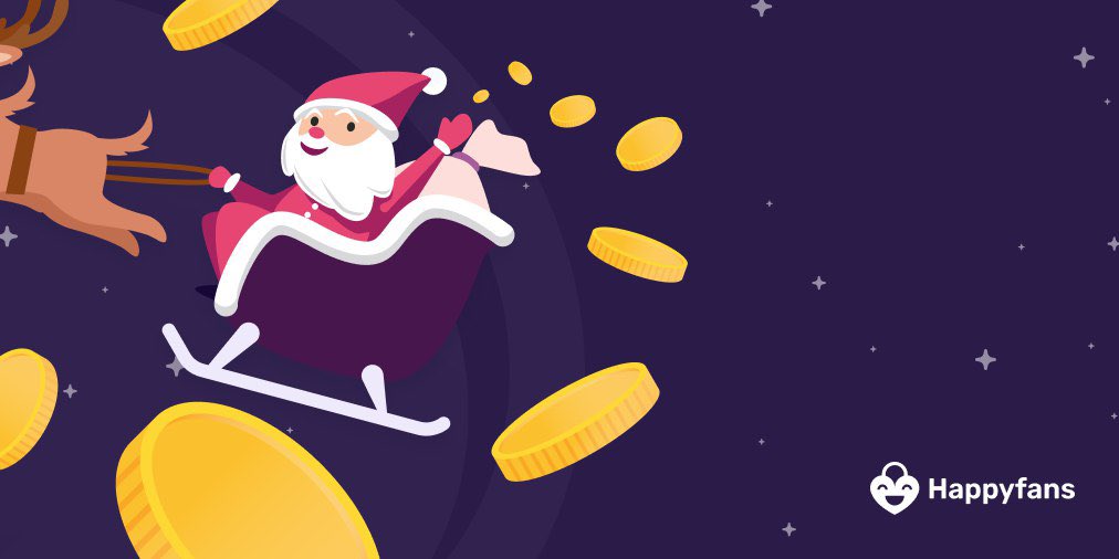 HappyFansToken's tweet photo. 🎄 #HAPPY Christmas 🎄 
from all the #happyfans team, the creators and our partners wish you joy and happiness with your families!
🎁our gift is the announcement of the opening of the alpha version of #HappYFans on December 29th!🎉 https://t.co/fTTpPKG2oT