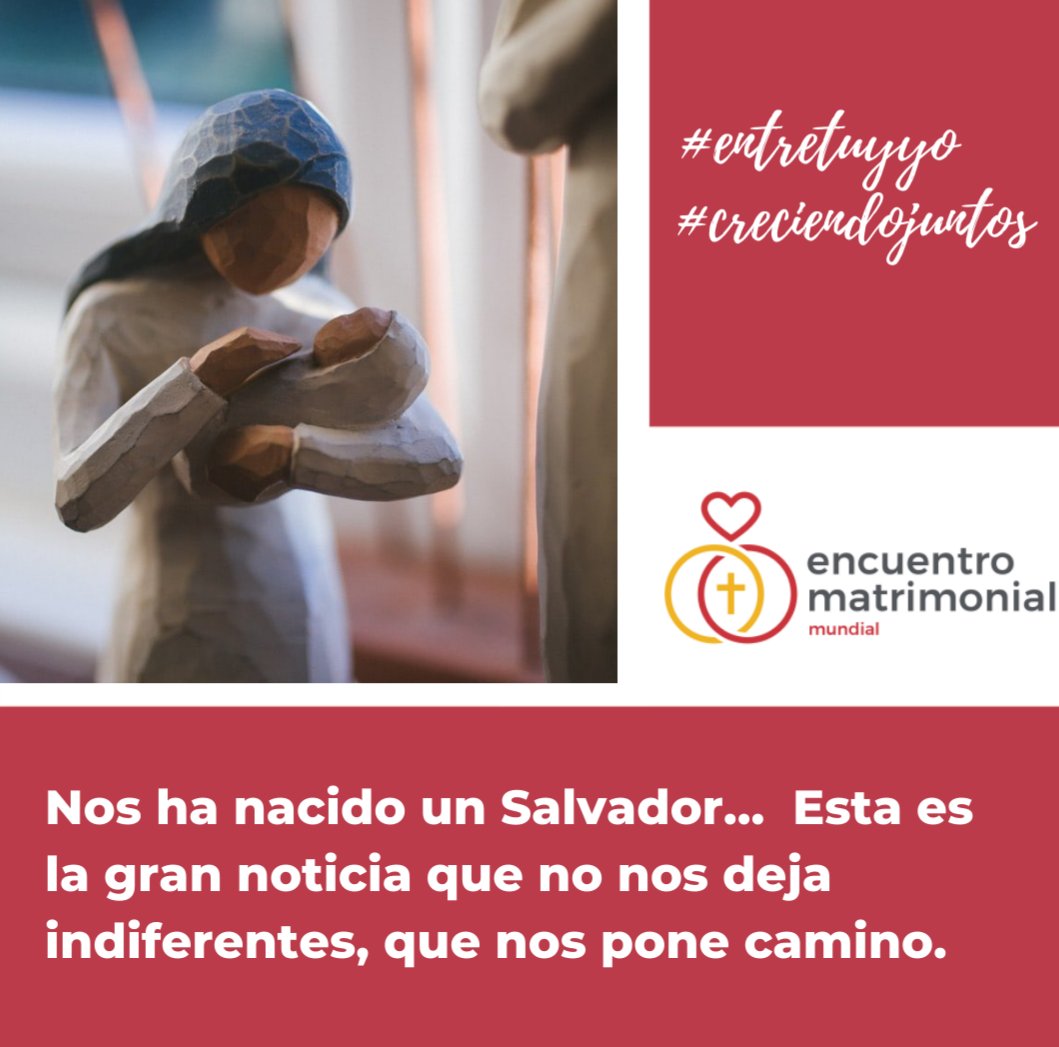 EM_Web_RS's tweet photo. #encuentromatrimonial
#encuentromatrimonialmundial
#tipsparapareja
#tipsparaparejas
#consejosparaparejas
#creciendojuntos #entretuyyo
Nos ha nacido un Salvador… Esta es la gran noticia que no nos deja indiferentes, que nos pone camino. https://t.co/vauSGZLvW3