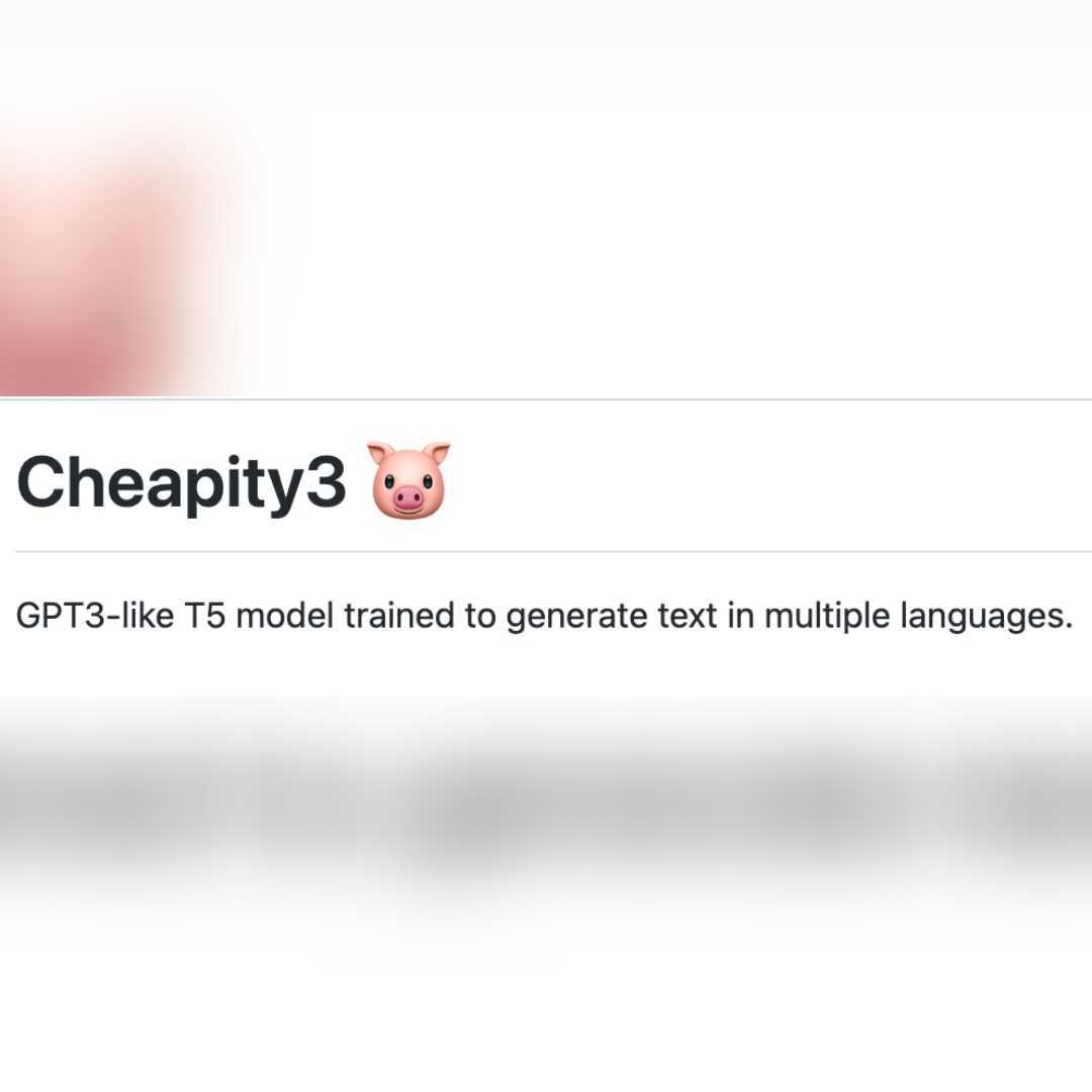 pascalzoleko's tweet photo. Looking for a cheap open-source multilingual (🇩🇪🇫🇷🇬🇧) alternative to " #gpt3 " ? In particular for academic text? 
Well, then Merry Christmas. 🎁😃. T5 available on @huggingface hub and on GitHub.

https://t.co/l4iiCjGguY
https://t.co/OhRf9DF3KA

#NLP #Transformers #DeepLearning https://t.co/Qa9shQXsEz