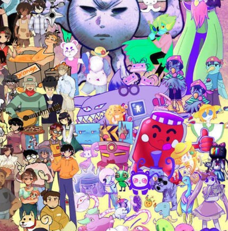 ALLMORI_PROJECT's tweet photo. We are proud to officially announce: THE ALLMORI CHARITY PROJECT!
150+ artists from all around the globe, all fans of OMORI drawing all 500+ characters for the anniversary! https://t.co/EWcLYw12sY