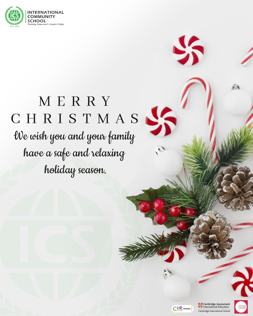 officialicsgh's tweet photo. Seasons greetings! 

We wish you and your family have a safe and relaxing holiday season!

#MerryChristmas 

_
#atICSghana https://t.co/Ij6JJM6ckk