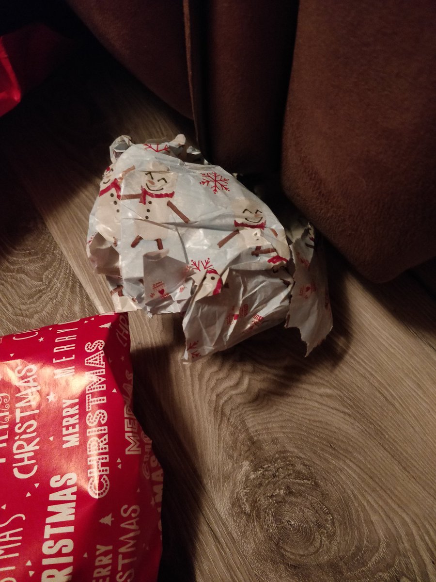 TUS_Seven's tweet photo. Apparently Christmas Day is not the best time for a paper craft item. Whoops! Happy holidays!

Did you get any interesting gifts this year?
#Saturday #TUS7_Comp https://t.co/nrfVqboRDa