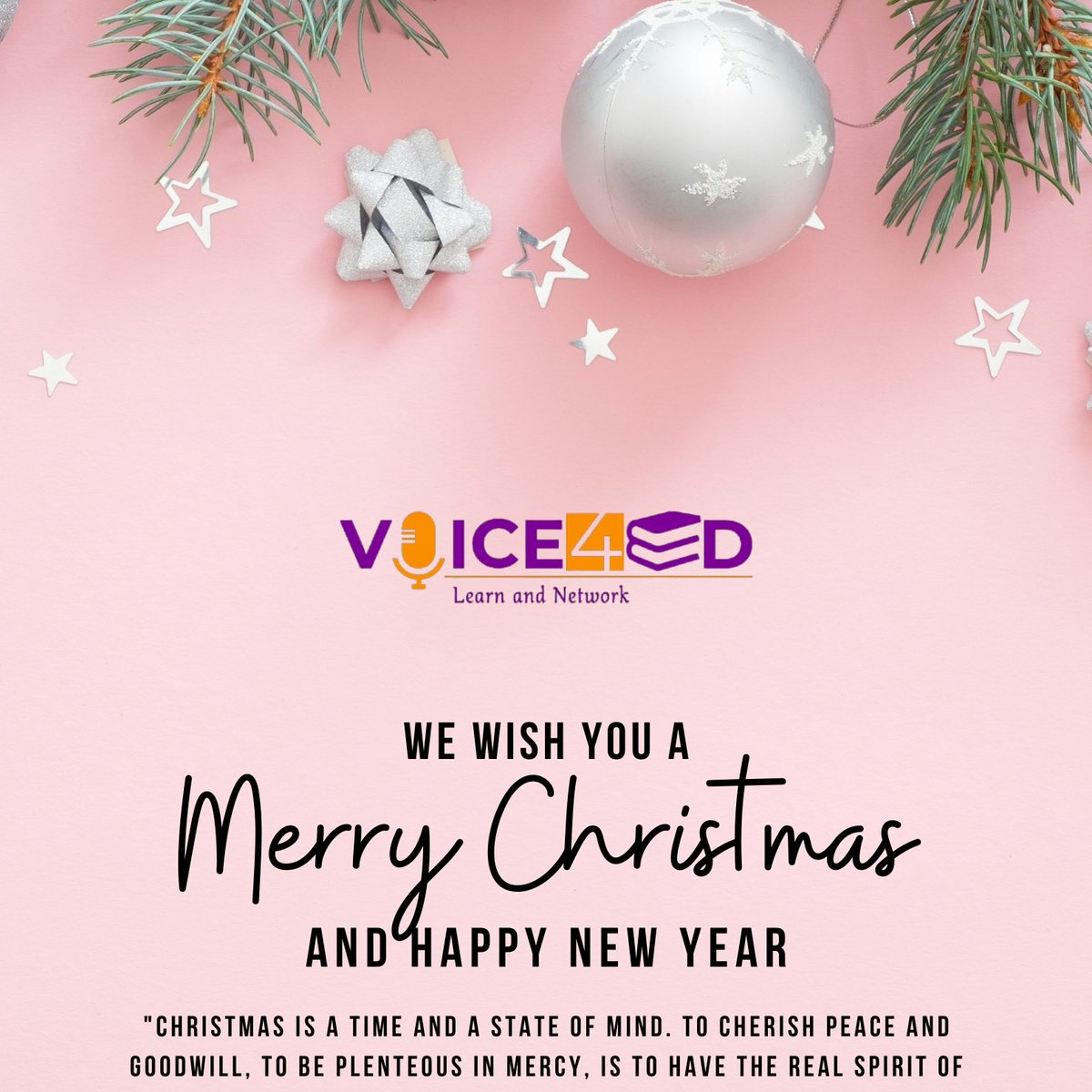 voice4ed's tweet photo. Merry Christmas!☃���🎄🎉🎊 @MastercardFdn @youngafricawks @franklinetech https://t.co/IGFoxZ6Tkg