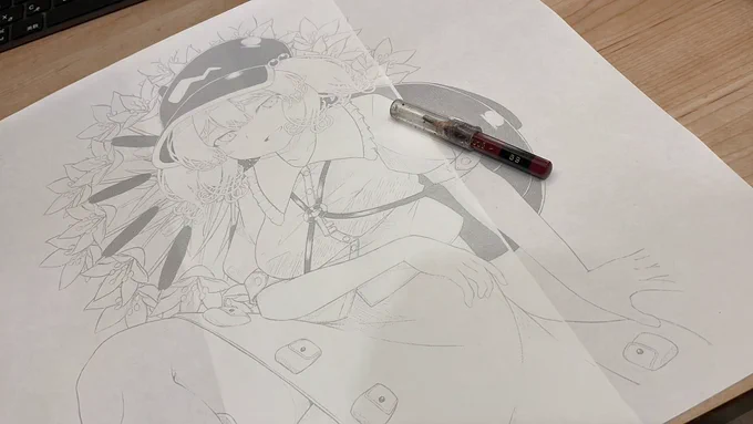 これをかくよ 