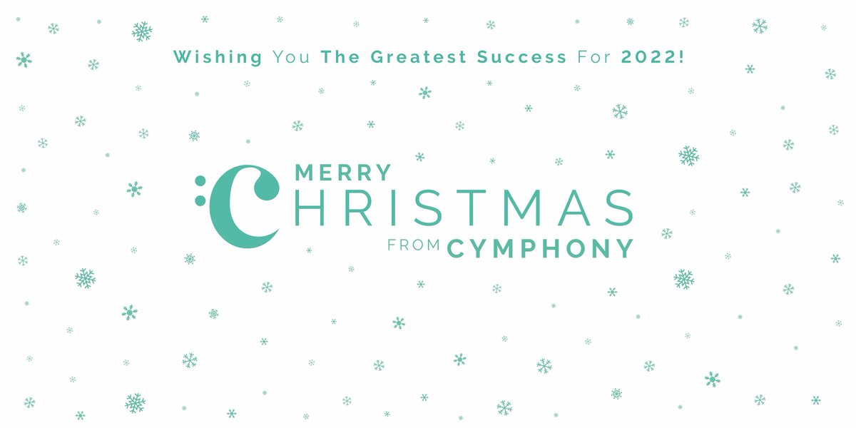 Cymphony_UK's tweet photo. Merry Christmas to all! 
We wish you the greatest success for 2022!

#MerryChristmas #Cymphony https://t.co/bN8rU46niQ