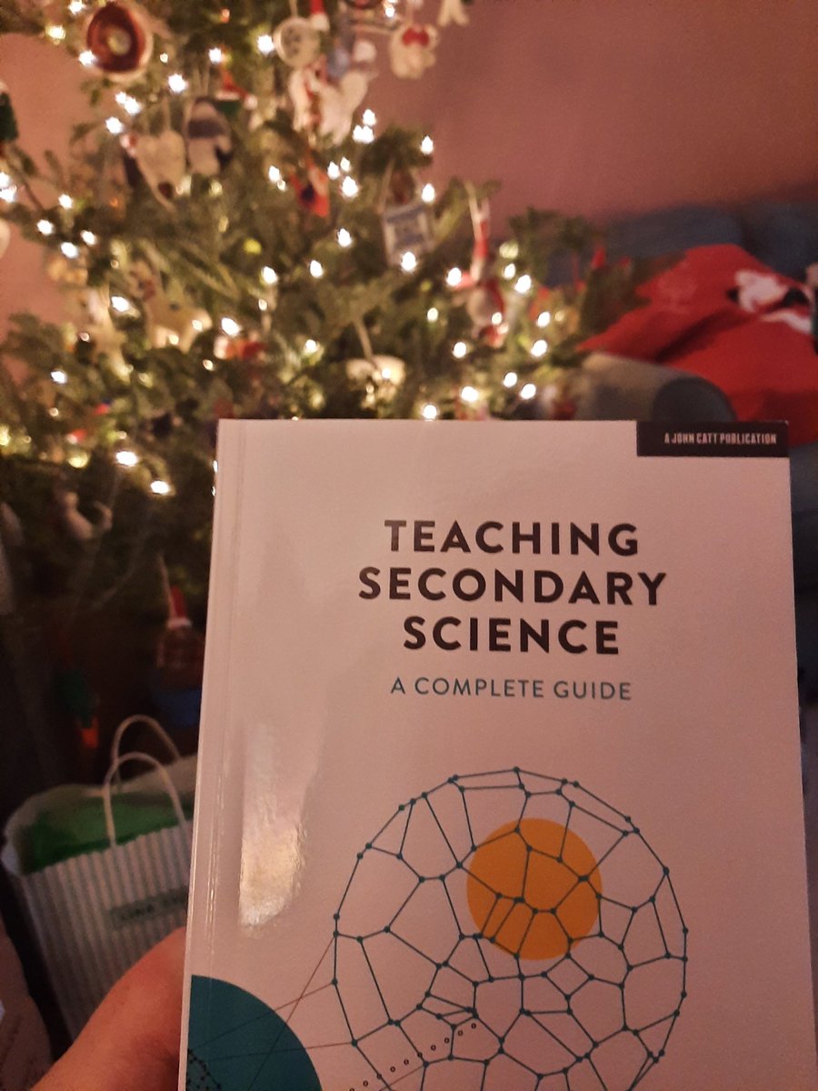 CTallon1's tweet photo. Term time body clock still switched on - up before the kids on Christmas  day! A bit of peace and quiet to get stuck into a good book. I don't teach science, or secondary - but this is fantastic stuff @adamboxer1 https://t.co/lHdIbNbWGc
