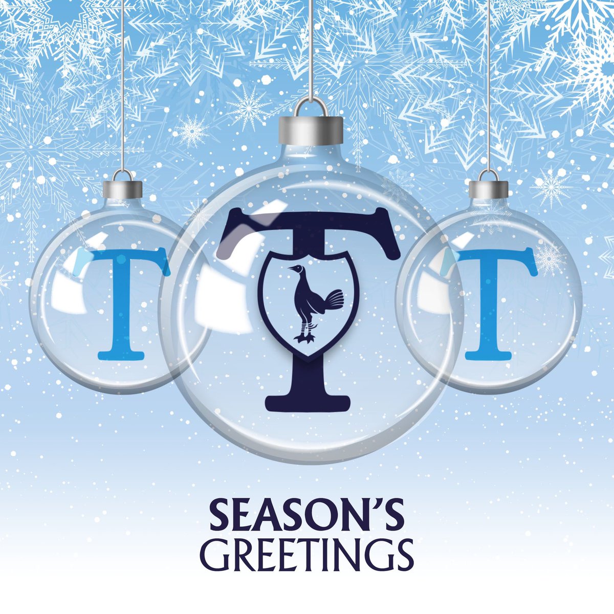 It’s Christmas Day.

Have the best day with your families, friends or on your own. 

Merry Christmas <a href="/SpursOfficial/">Tottenham Hotspur</a> family