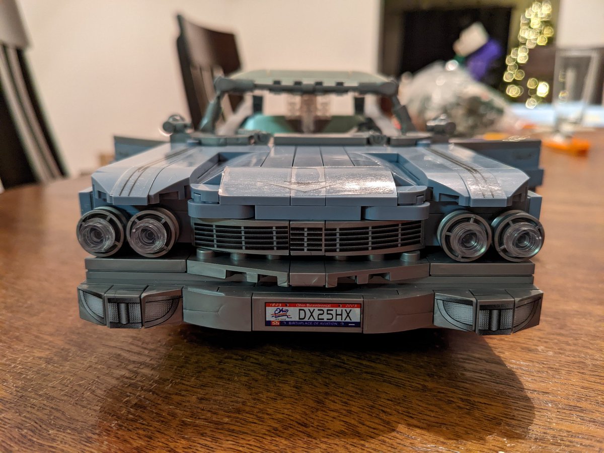 unfiltereddad's tweet photo. Opened Christmas presents early and I got this sweet '59 or '60 Caddy Eldorado. #Christmas #fakelego https://t.co/1r8kwizq90