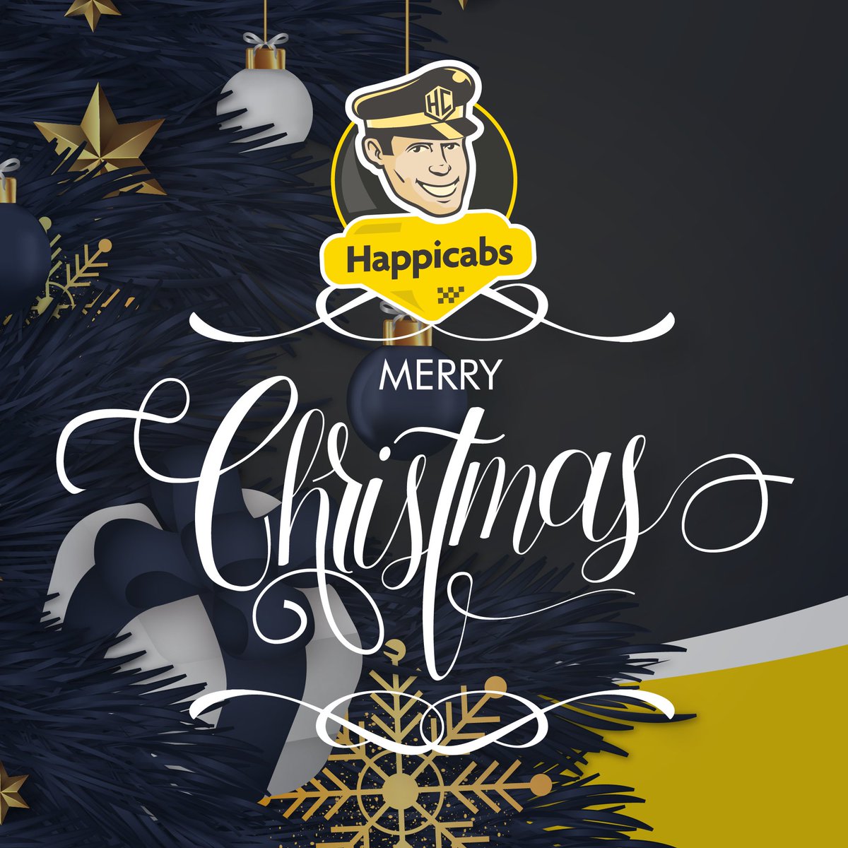 Wishing you a safe, healthy and very Merry Christmas! 🎅🎄

Our customer service and driver team are working 24/7 as usual throughout Christmas to ensure you get to where you need to be on time and safely 🚕🚕🚕 

Love, Team Happicabs 💛

#essex #MerryChristmas #Christmas2021