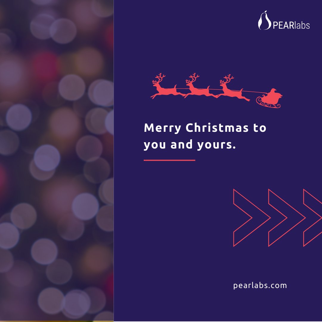 PEAR_labs's tweet photo. We all at PEARlabs wish you a great time with your loved ones.🎄✨
Meanwhile we are going on making the invisible visible. ;D https://t.co/pPHUFJWpyn