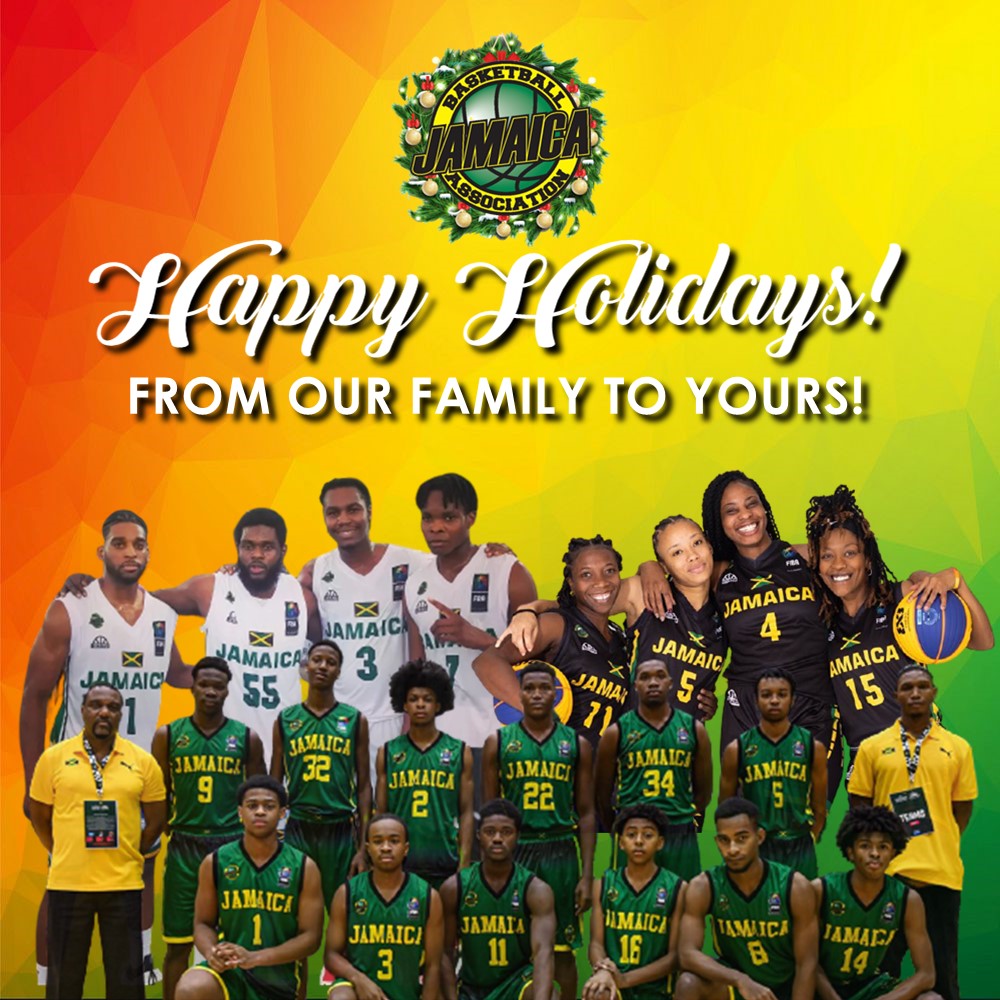 bballjamaica's tweet photo. Happy Holidays From @basketballjamaica
β’ β’ β’
Jamaica Basketball Association wishes you and your family the very best over the holiday season and a safe, happy and prosperous 2022. πππ―π²
#basketballjamaica #HappyHolidays #jamaicabasketball #basketballtogether #HNY2022 https://t.co/YupUL4q6CW