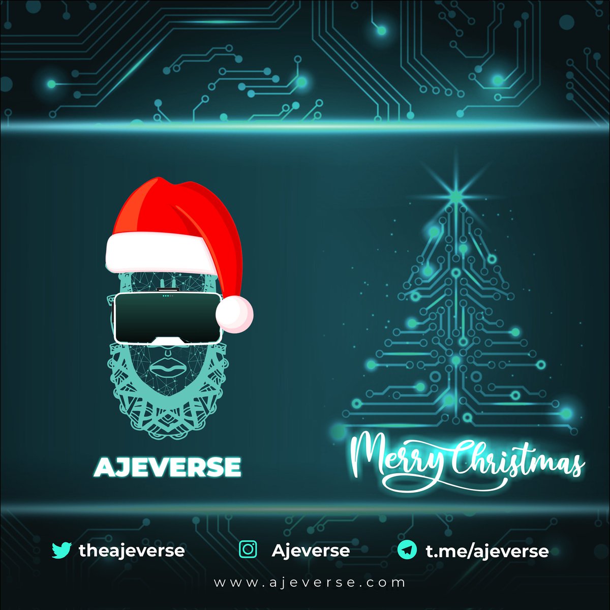 theajeverse's tweet photo. GM Ajeversians and Happy Holidays 🎄
We look forward to an eventful New Year 2022.
$Aje #Ajeverse #Bsc https://t.co/JKL1Il7ew5