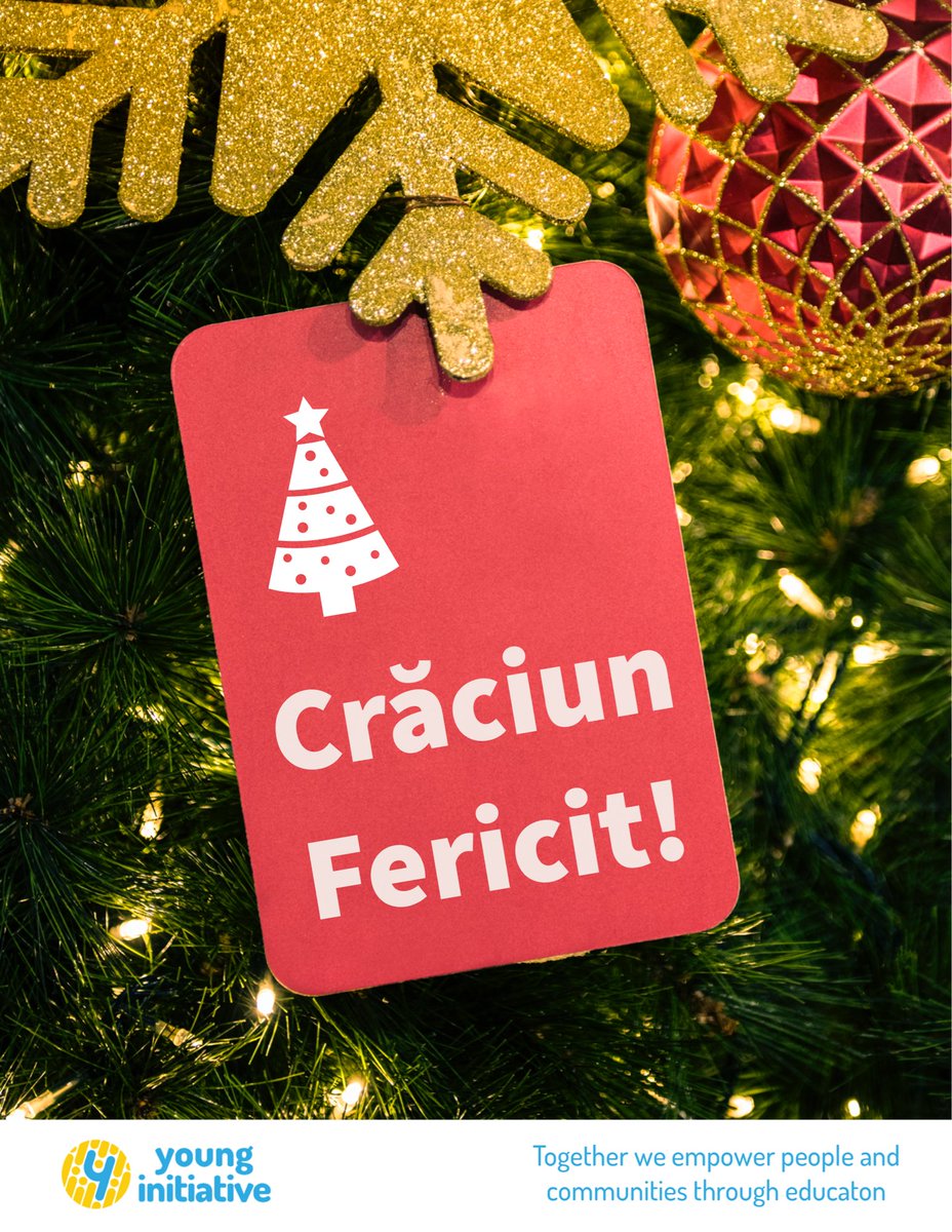 yinitiative's tweet photo. Vă dorim tuturor un Crăciun Fericit și plin de inspirație! https://t.co/BQL5UmtLuw