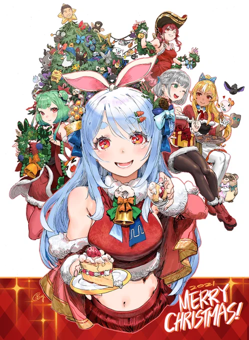 Merry Christmas🎄
#絵クロマンサー #ぺこらーと #マリンのお宝 #ノエラート #しらぬえ 