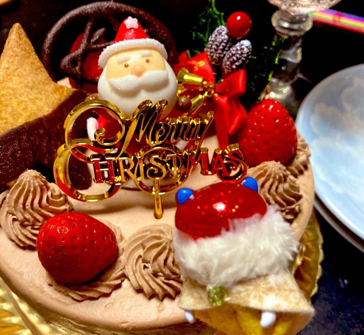 時々　 #フォーチュンワンダ 

✨🎄 *･ﾟ｡:.*ﾒﾘｰｸﾘｽﾏｽ🎂✨🎅✨
(ﾉ｡･ω･)八(｡･ω･｡)八(･ω･｡)ﾉ🎁*･ﾟ｡:.*✨
ケーキ食べるよ✨
もぐもぐ(*´༥` *)♡✨