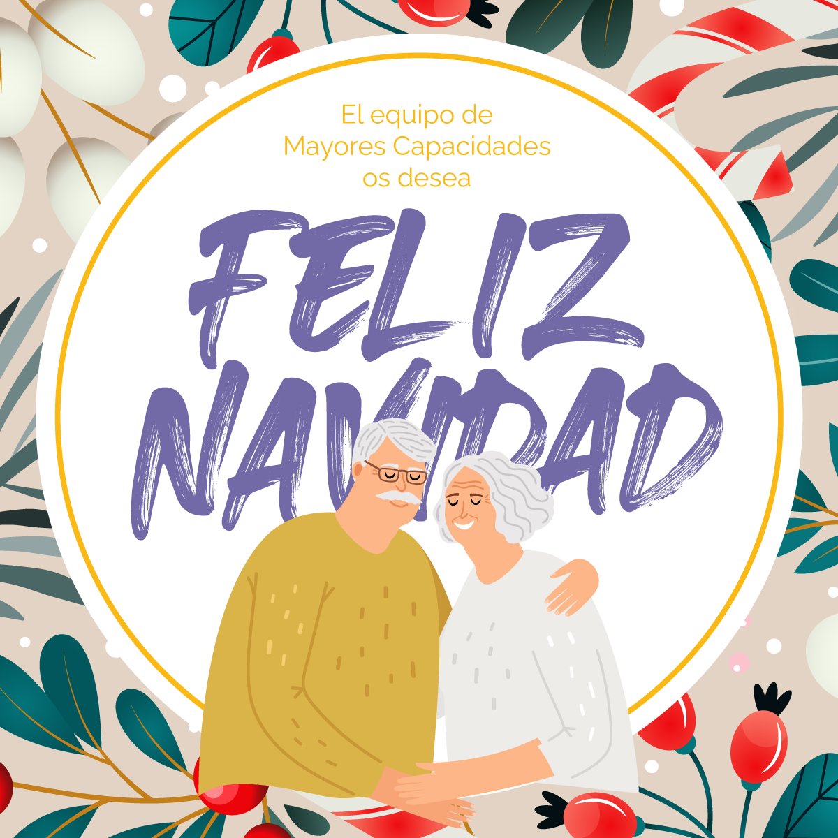 MAY_CAPACIDADES's tweet photo. 🧑‍🎄¡Feliz #Navidad! 🤶 Desde Mayores Capacidades, os enviamos nuestros mejores deseos en este día.

🎄 Esperamos que paséis una excelente jornada, en buena compañía y, sobre todo, con seguridad. https://t.co/ANyysUO5Vx
