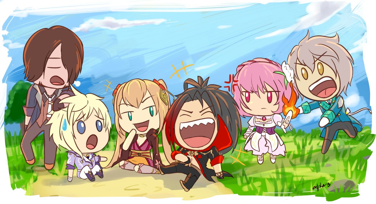 Artpharos's tweet photo. "Livin' ain't eatin' grass. It's gettin' mad, and cryin', and laughin', and cryin' again, then laughin' and gettin' mad some more, and then maybe more laughin'."

#DailyVicious #TalesOfCrestoria #Vicious #KanataHjuger #Misella #OrwinGranberg #AegisAlver #YunaAzetta https://t.co/NQY3Ex8W5D