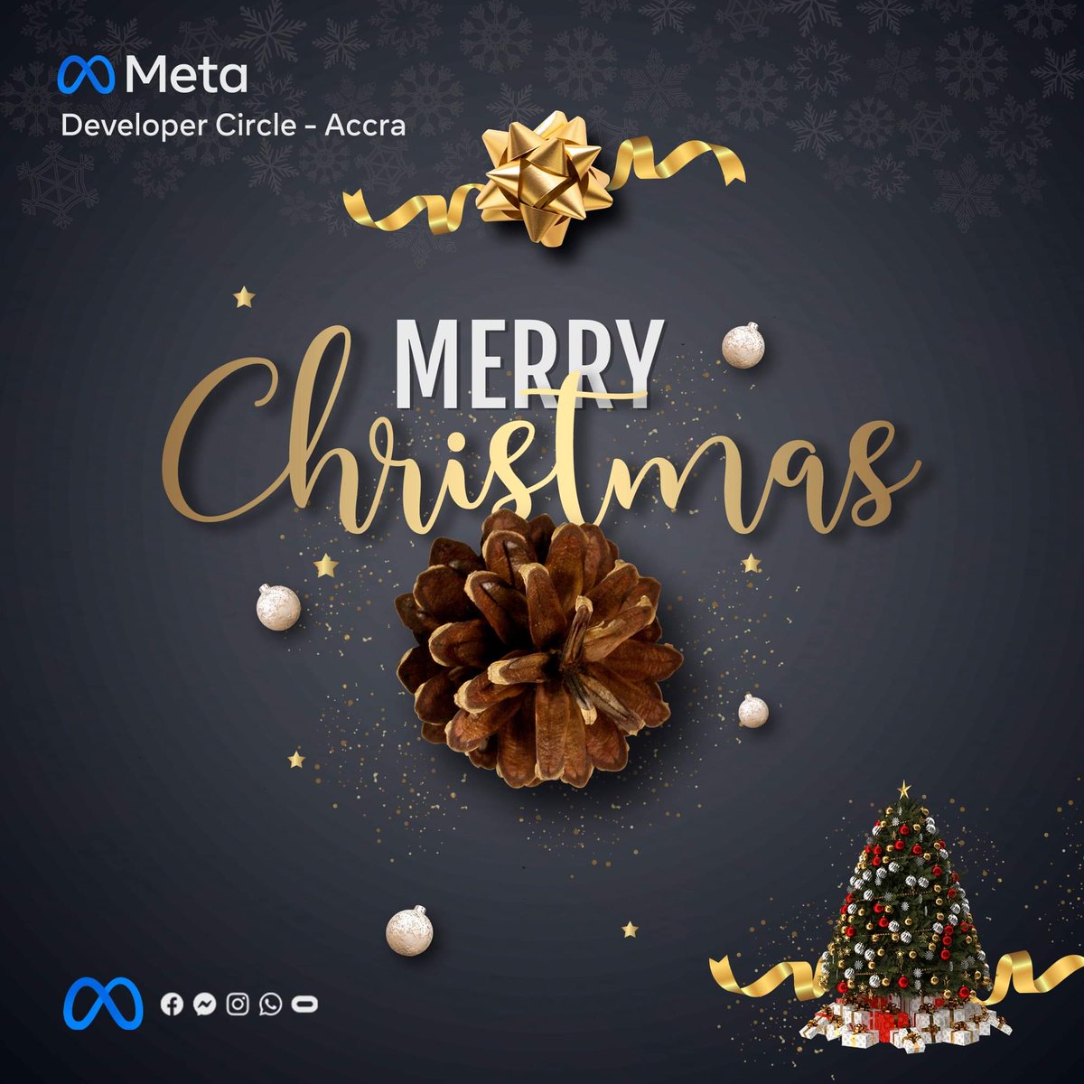 DevCAccra's tweet photo. From all of us at #DevCAccra, we wish the developer community in #Ghana and beyond a #MerryChristmas. May we have a safe, restful, and enjoyable time with friends and family.
Thank you for being a part of our community throughout the year as we #GrowWithDevC together 🎄❄🎊👐🏾 https://t.co/p57JxxYuLs