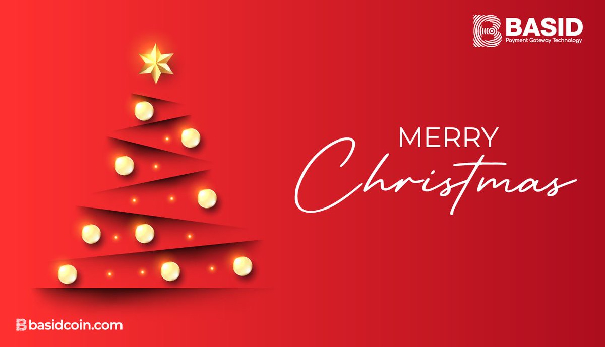 Wishing everyone🤩 a Merry Christmas!🎄

May the spirit of the holiday season🎁 bring peace, joy, love and hope to one and all🥳

#Basid #BASIDCoin #Xmas #payments #cryptopayment