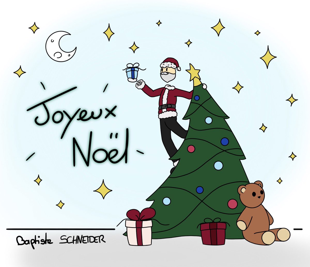 BapSCHNEIDER's tweet photo. Joyeux Noël 🎁🎄 🎅

#Noel #PereNoel #MerryChristmas #JOYEUXNOEL https://t.co/d1hr60NJJt