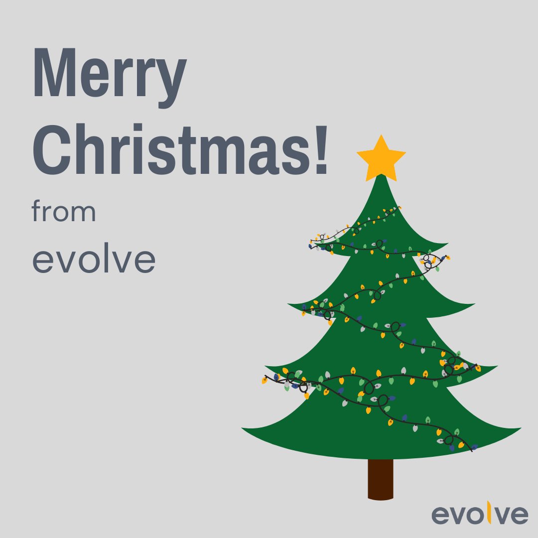 Wishing you a very Merry Christmas from everyone at evolve - have a great day! 🎄

#merrychristmas #christmasday