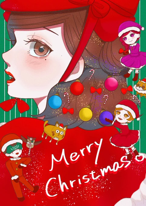 🤍🎁Merry Christmas🎁🤍

#第五人格イラスト 
#第五人格のクリスマス 