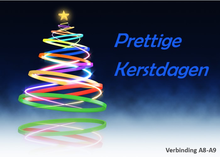 Het projectteam Verbinding A8-A9 wenst je prettige kerstdagen.