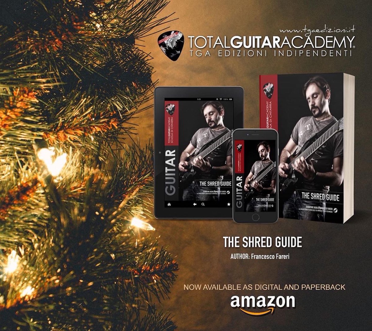 francescofareri's tweet photo. Merry Christmas!!! 🎄 

@ESPGuitarsUSA @ESPGuitarsJP @mitokyo @young_guitar @diskunionMETAL https://t.co/GiCS3bmLlE