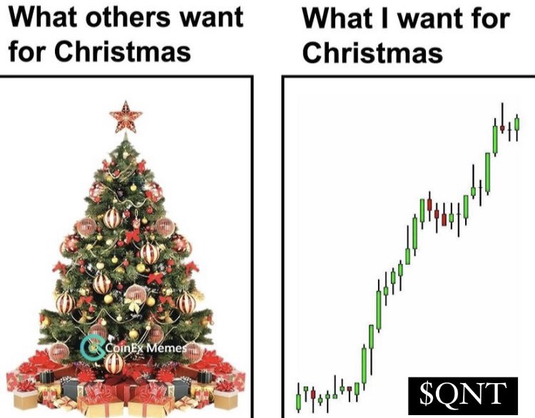 shana_chun's tweet photo. “All I want for Christmas is you…” $QNT https://t.co/o1bU2Dy07k