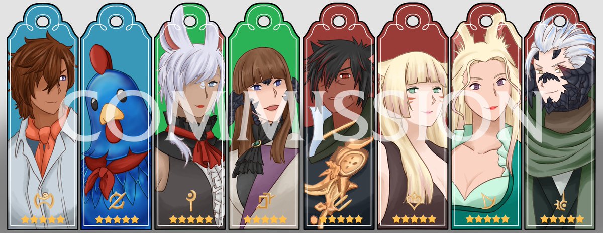 AMAUR0T_ART's tweet photo. I FINALLY finished the big #commission for my old 
#ffxiv ultimate static!!
This was so fun to work on, thank you for the great times and clears! https://t.co/9lmwQWWvyB