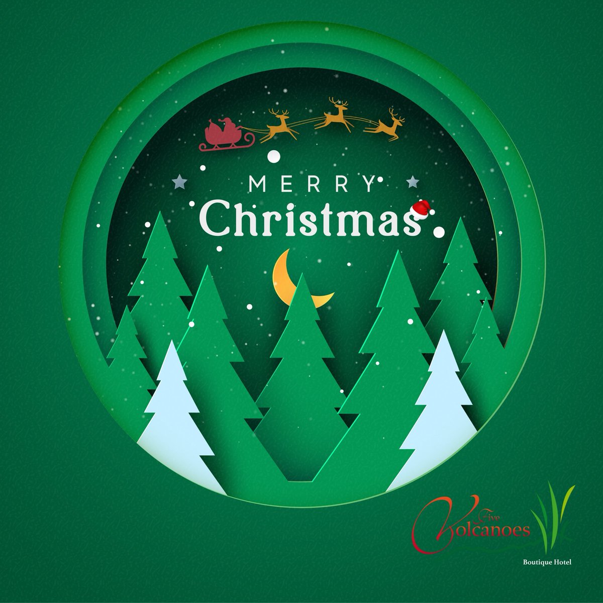 warm wishes of the season from the entire team at Five Volcanoes Boutique Hotel! 
#MerryChristmas #FiveVolcanoesMoments #RwandaBestHotels  #VisitRwanda
