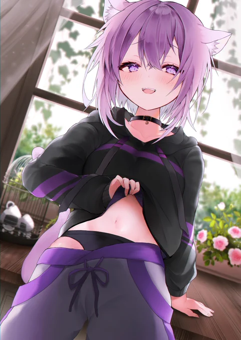「、、、えっち♡」
 #絵かゆ 