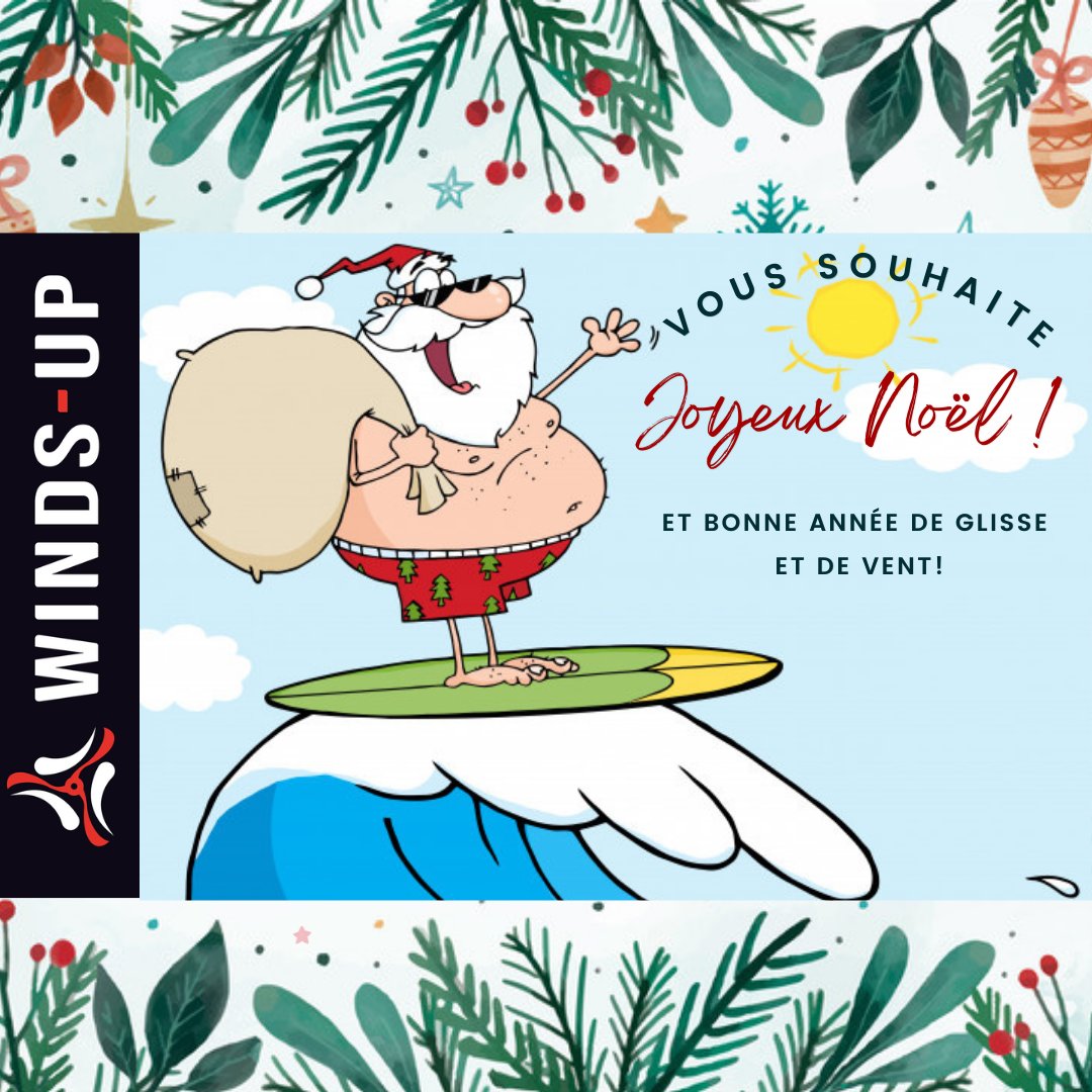 up_winds's tweet photo. Toute l'équipe Winds Up vous souhaite un Joyeux Noël en famille et un Super père noël de Wind and Ride! ❄️😉 https://t.co/TXxuMI36C0