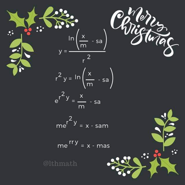 lthmath's tweet image. Merry  Christmas! 🎄❄Thank you for your patience and support. Keep loving and enjoying the beauty of mathematics. Make sure you share your love for mathematics with people around you. 

Have a wonderful magical festive season!
Ioana💙