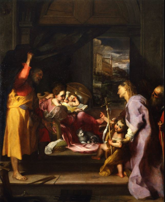 Musagete1's tweet photo. Con questa meravigliosa tela di Federico Barocci, la "Madonna della gatta", auguriamo a tutti voi un felice e sereno Natale! 

#Natale #Natale2021 #arte https://t.co/Pvufjjz9ZT