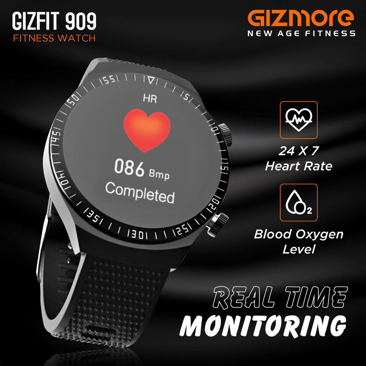 gizmoreindia's tweet photo. Now it's possible to monitor your Heart Rate in real time with the newly launched GIZFIT 909 - Smart Fitness Watch. Buy now : https://t.co/C9ONLHFSIr
#Smartwatch #Fitness #Health #Style #HRMonitor #HeartRate https://t.co/oRzJYRckZD