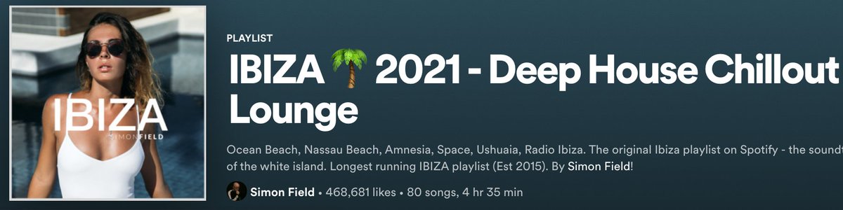 The only NYE 2021 playlist you need!

Full track-list here  simonfield.no/2021/12/new-ye…

#NYE2021 #NYE2022 #Ibiza2021