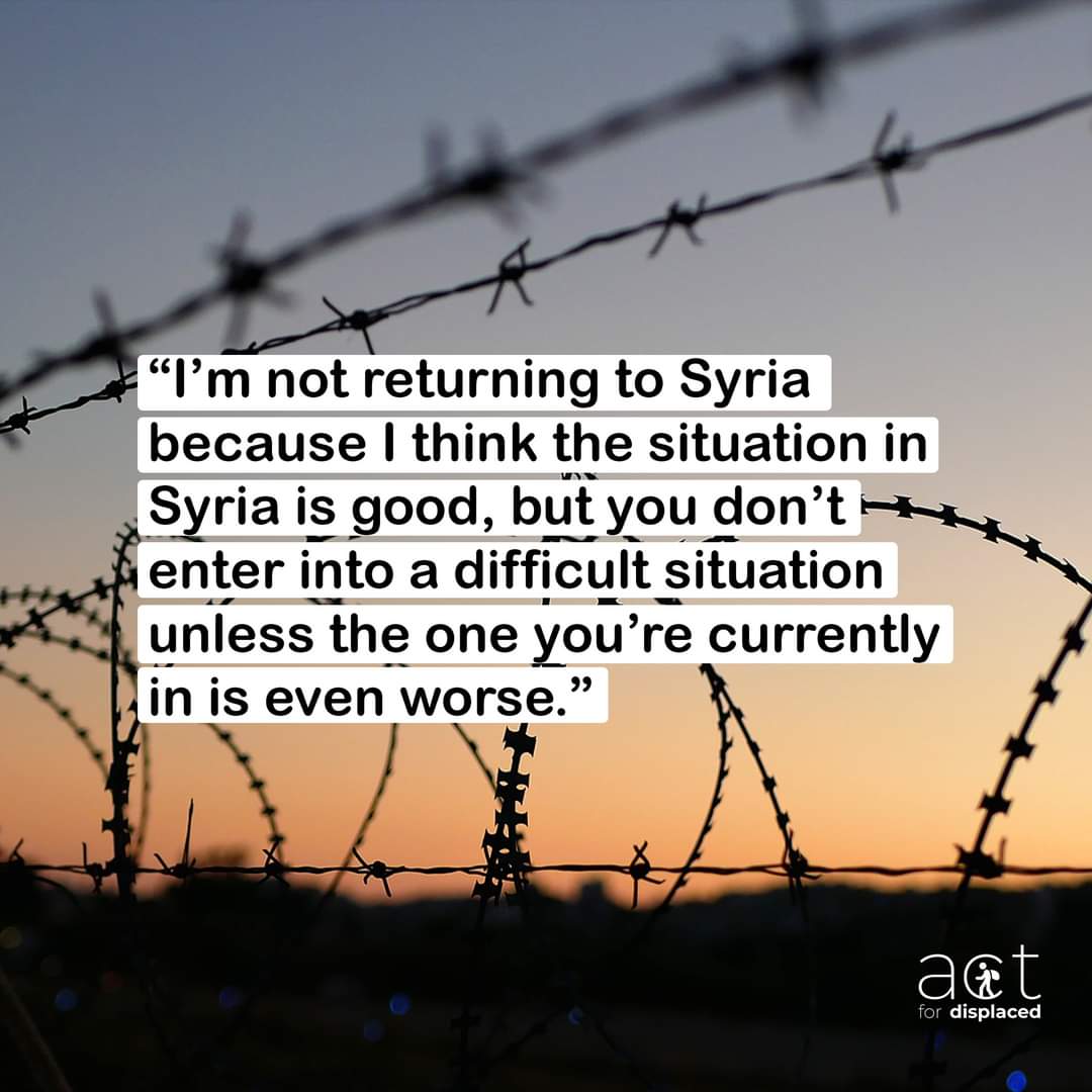 ActforDisplaced's tweet photo. - Farah, a Syrian mother took refuge in Jordan. https://t.co/5SoRTxuctR