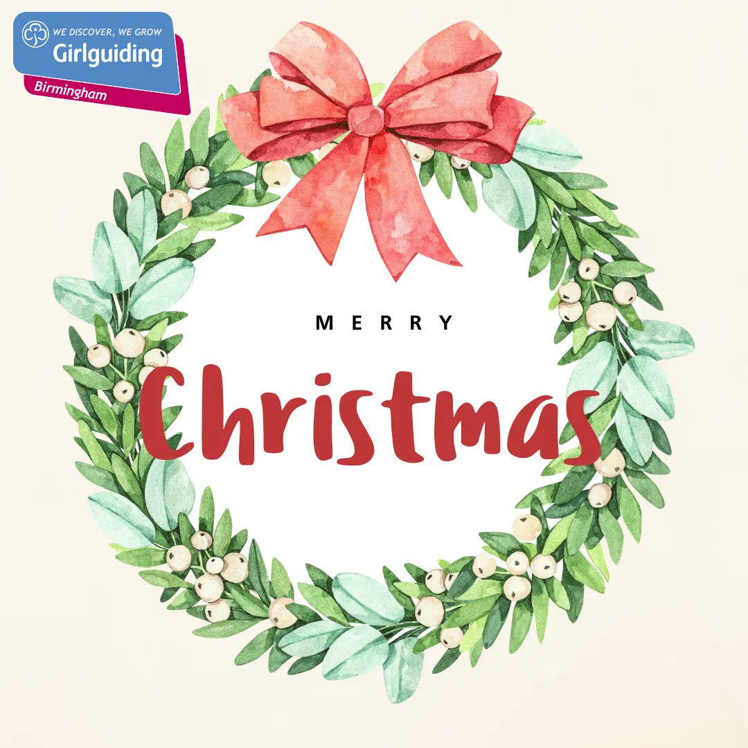 A very merry Christmas to you all from Girlguiding Birmingham!!

#GirlguidingBham #Christmas #Xmas