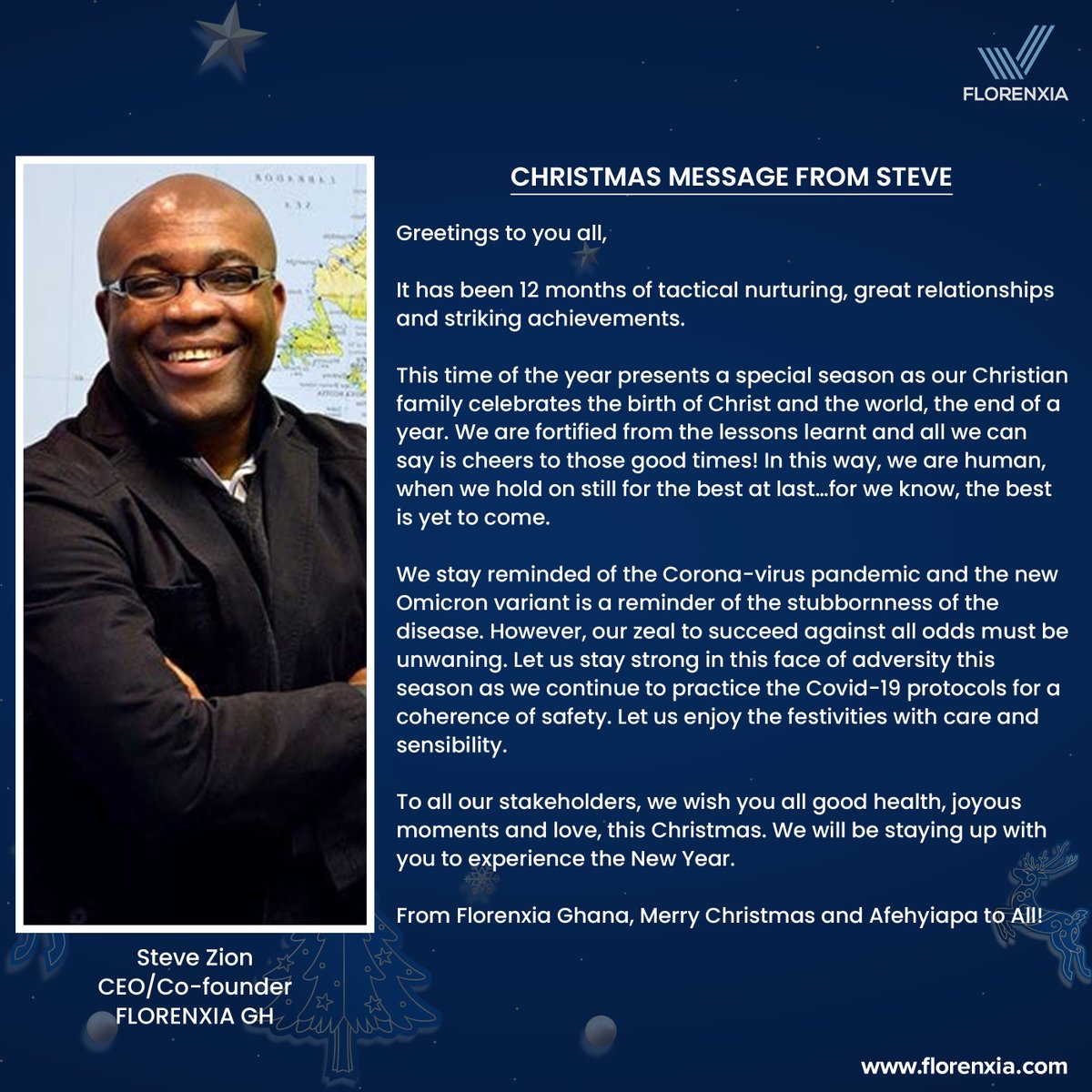 Florenxiagh's tweet photo. Message from our CEO.
.
#merrychristmas #25thdecember #florenxia #holidays #saturday #xmas #xmasgift #xmas2021 #christmas2021 #christmasgifts https://t.co/MQowVeBri5