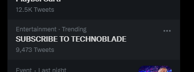 LukePlayzzz11's tweet image. No #Subscribe2Technoblade