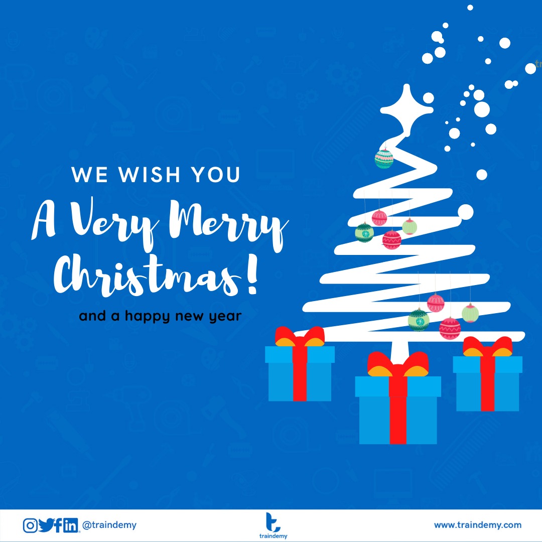 traindemy's tweet photo. Merry Christmas everyone. https://t.co/zGV49BCsPw