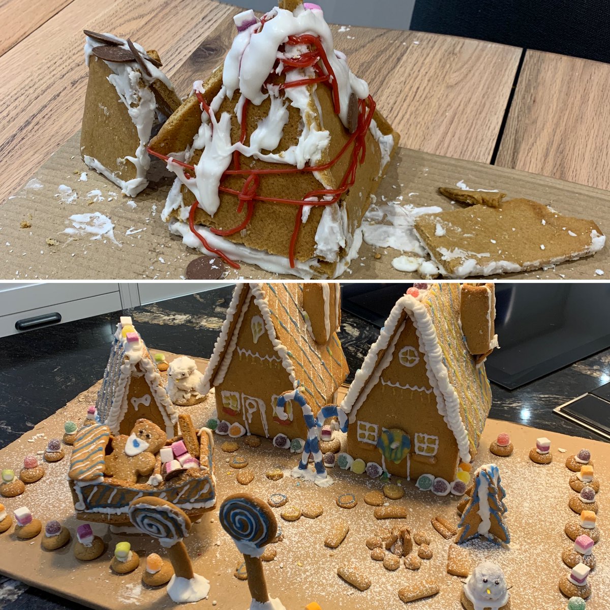 We all have our own strengths……. Demonstrated by the Hammond’s Christmas Eve activity. Have a Happy Christmas.