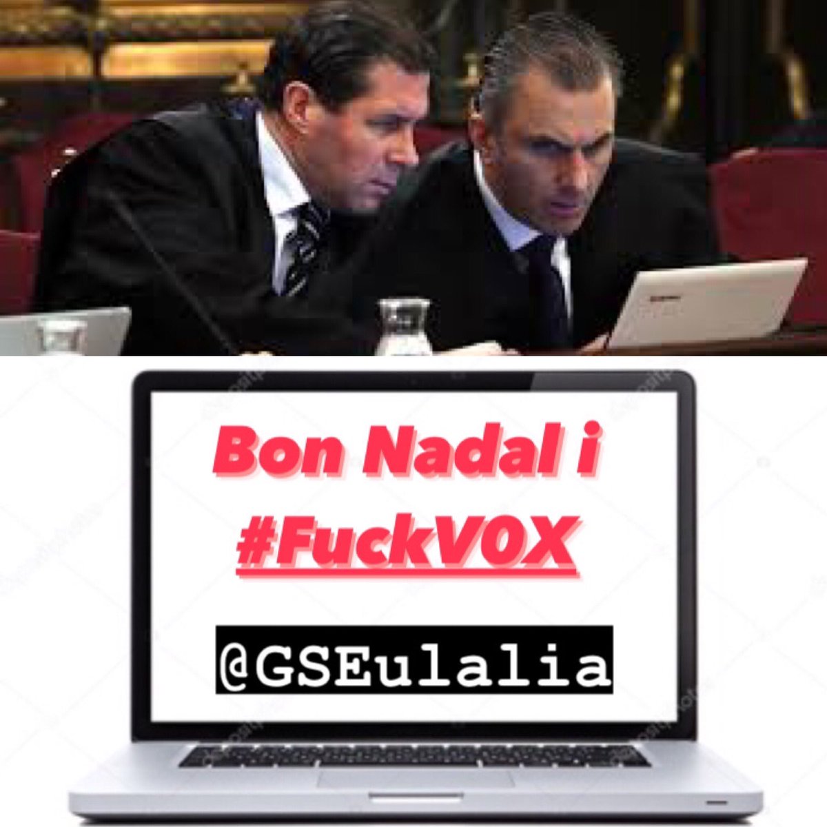 Des del grup de suport de l’<a href="/aramateix/">Eulàlia Reguant Cura</a> volem desitjar-nos un bon Nadal i #fuckV0X
🎉🌟🌲🥂🍾✊