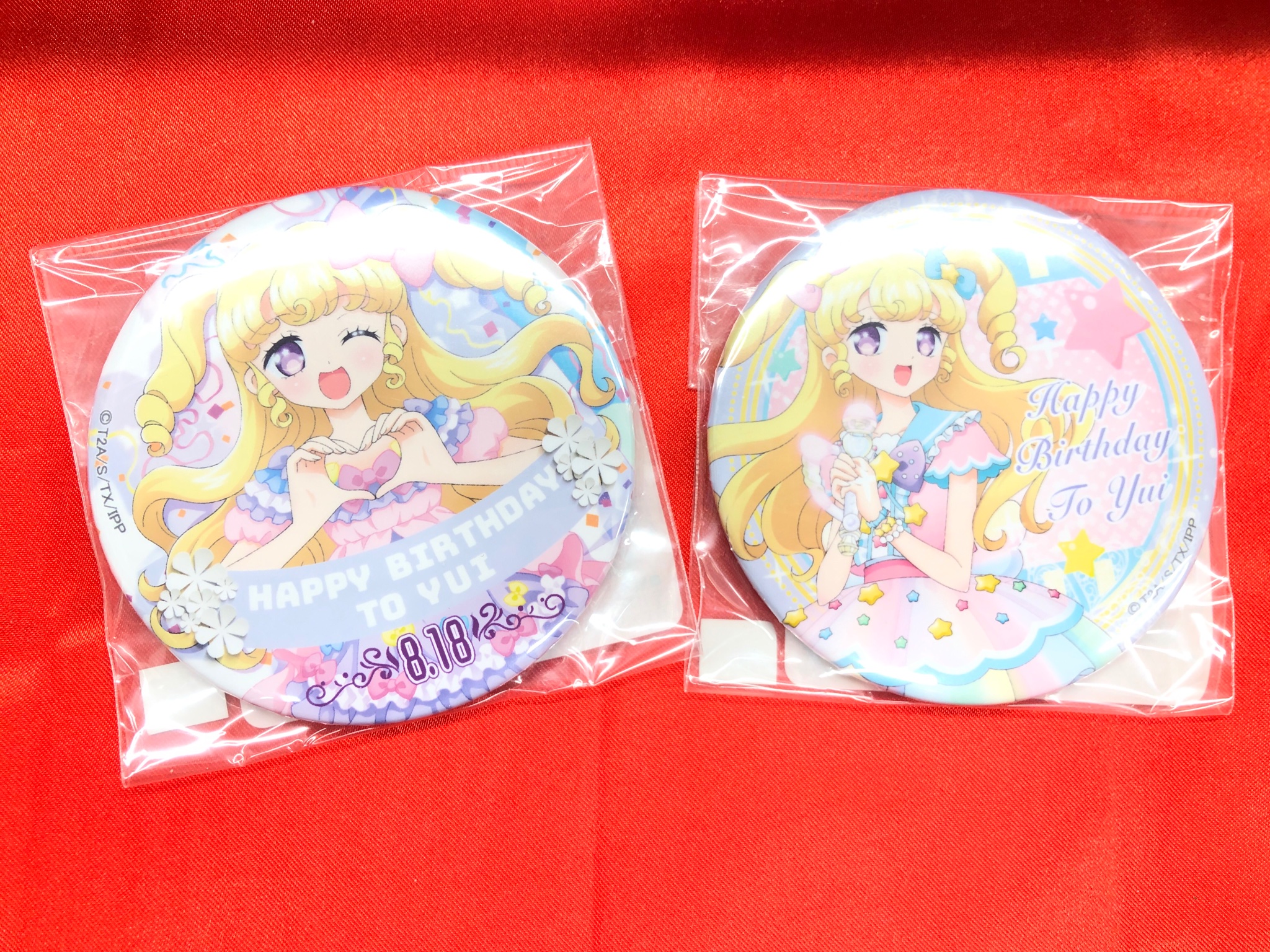 プリパラ　プリティーオールフレンズ　夢川ゆい　缶バッジ 2019 プリパラ プリティーオールフレンズ 夢川ゆい 缶バッジ 2019 プリパラ