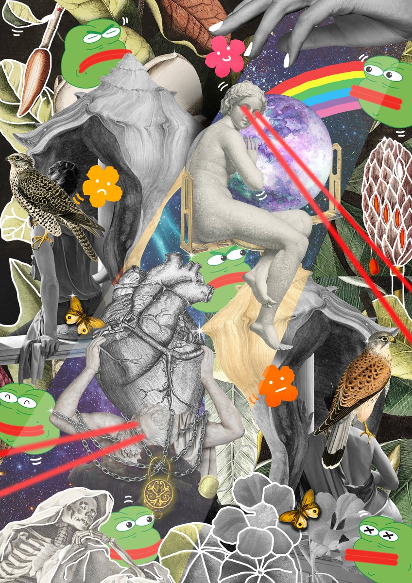 🔥 New drop “HAND GOD PEPE ” for sale on @withFND 
.
foundation.app/@CollageAddict… 
.
Size : 2480 × 3508 px
Resolution : 300 
Created by Collage Addict1 (1/1)
.
#Pepe #FrogFam #PEPEnft #pepefrog #Frog #FrogFam #nfts #nftart #foundation 🐸🐸🐸