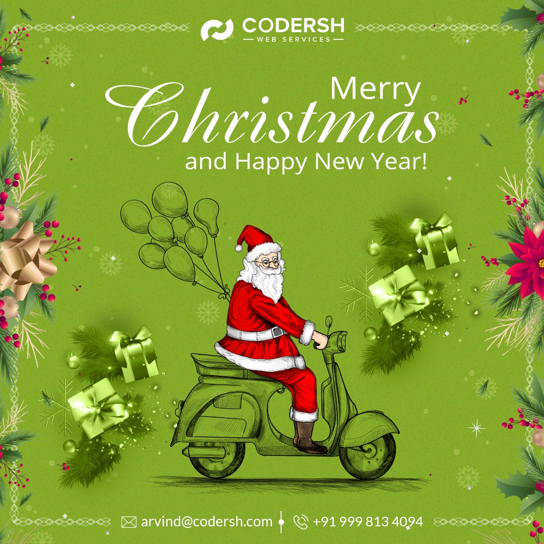 CodershWeb's tweet photo. The sound of snow falling, fire crackling in the fireplace for a visit with Santa sleigh. The world is filled with peace and joy during this time of year.
Merry Christmas from all of us at #Codersh. #merrychristmas2021 https://t.co/hx1potzJKc