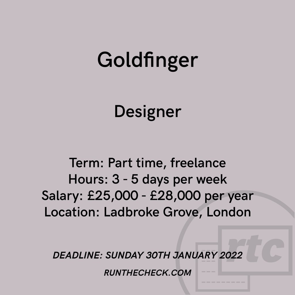 Designer, <a href="/goldfingerHQ/">Goldfinger</a> 🐘

l8r.it/fSbU